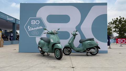 Vespa Edisi 80 Tahun Meluncur, Bawa Nuansa Hijau Klasik Era 1940-an
