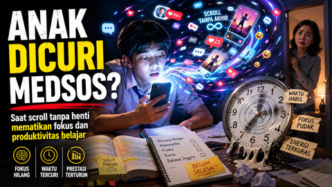 Anak Kita Tidak Sedang Istirahat, Mereka Sedang Dicuri oleh Media Sosial