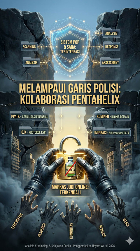 Memutus Nadi Judi Online: Melampaui Penggerebekan Fisik