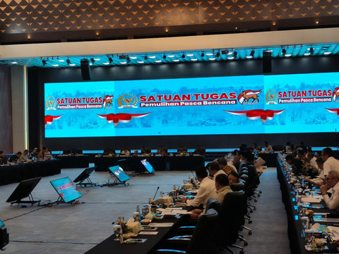 Dasco Pimpin Rapat dengan Satgas-Menteri Bahas Pemulihan Bencana Sumatera di DPR