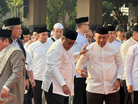 Rano Karno Pimpin Salat Iduladha 1447 H di Balai Kota DKI Jakarta