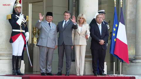 Prabowo Bertemu Macron di Paris: Bahas Kerja Sama dan Saling Memuji