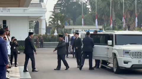 Presiden Prabowo Tiba di Kemhan, Hadiri Persemayaman Ryamizard Ryacudu
