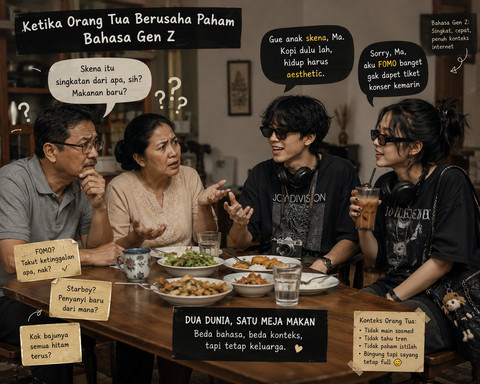 Bahasa Gaul Medsos: Kala "Anak Skena" Terbentur Lo