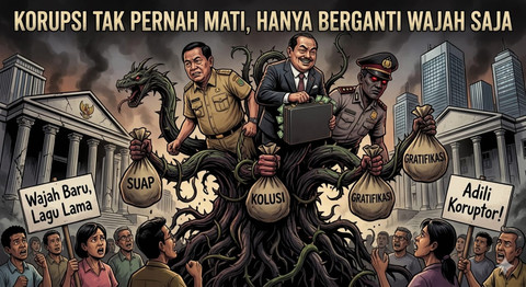 Korupsi Tak Pernah Mati, Hanya Berganti Wajah Saja