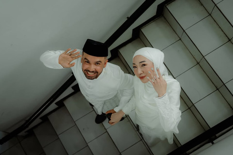 Hassan Alaydrus dan Audrey Jesslyn Resmi Menikah, Gelar Akad Sederhana di KUA