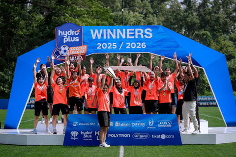 Foto: Cipta Cendikia Juara Hydroplus Soccer League Jakarta U-15
