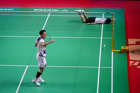 Foto: Jonatan Christie Amankan Tiket Final Indonesia Open 2026