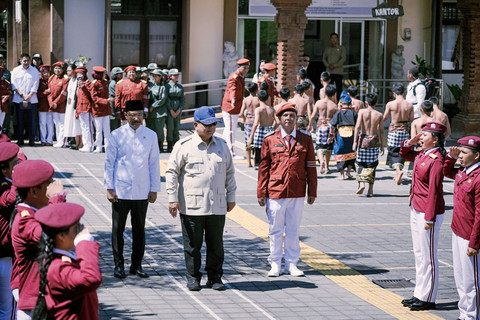 Kunjungi SRMP 17 Tabanan, Ini Pesan Presiden Prabowo kepada 