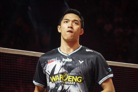 Foto: Kandas di Final, Jonatan Christie Jadi Runner Up Indon