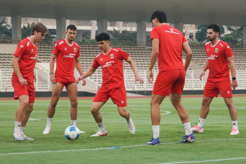 Foto: Sesi Latihan Timnas Indonesia Jelang Laga FIFA Matchda