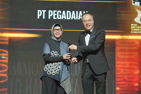 Pegadaian Raih Best Company to Work For in Asia De