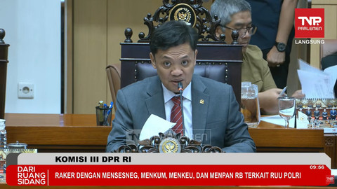Komisi III DPR Setujui RUU Polri, Dibawa ke Paripurna untuk 