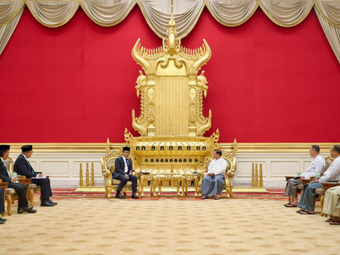 Temui Presiden Myanmar, Sugiono Bawa Pesan Prabowo soal Perd
