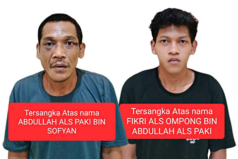 Nekat Curi Motor di Depan Pemiliknya, Dua Pria di 