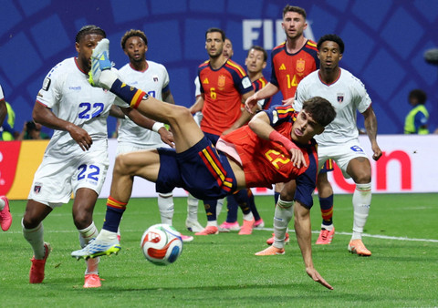 Foto: Spanyol Ditahan Imbang Tanjung Verde di Grup H Piala Dunia 2026