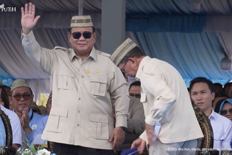 Momen Prabowo Tinjau Teknologi Budidaya Padi Modern di Gorontalo