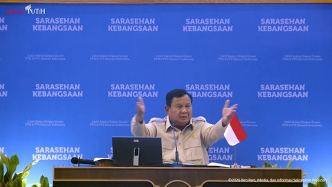 Pesan-pesan Prabowo ke Para Rektor di Sarasehan Kebangsaan