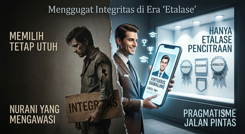 Menggugat Integritas di Era "Etalase": Ketika Kejujuran Kalah dari Pencitraan
