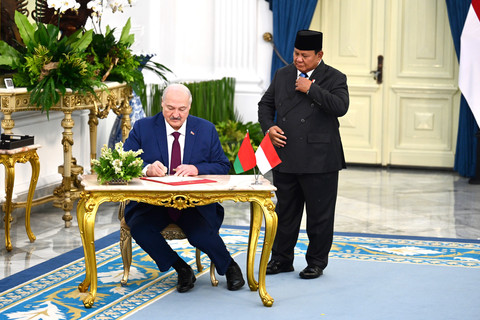 Saat Prabowo Terima Kunjungan Presiden Belarus di Jakarta