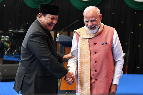 Prabowo Hadiri Indian Community Reception di JICC: Saya Pengagum Narendra Modi