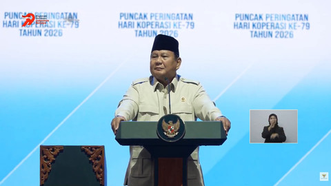 Prabowo di Harkopnas: Bakal Tertibkan BUMN-Koperasi Jadi Kunci Lawan Korupsi