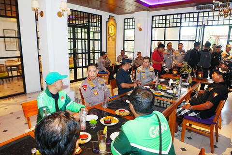 Polri Perkuat Kamtibmas, Pecalang dan Ojol Bersatu Jaga Bali
