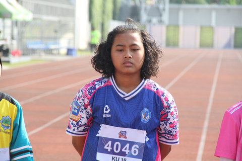 Usai Ikut Timnas Wanita U-17 ke Prancis, Della Ikut MilkLife Athletics Challenge