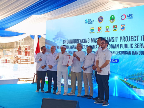 Groundbreaking BRT Bandung Raya Dimulai, KDM Targetkan Rampung Akhir 2027