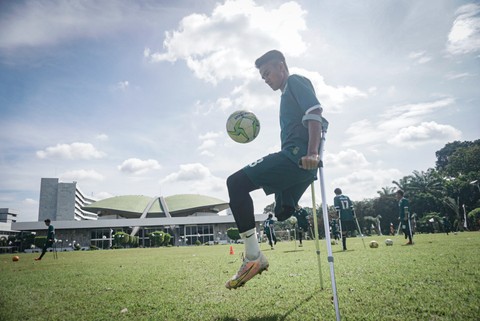 Foto: Timnas Garuda INAF Mantapkan Diri Jelang Kualifikasi Piala Dunia