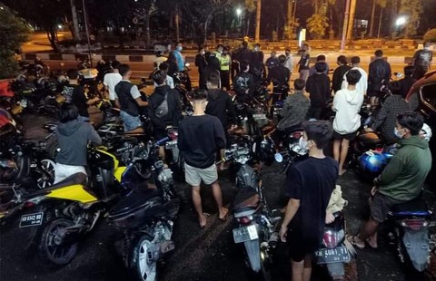 Balap Liar dan Meresahkan, 25 Sepeda Motor di Palangka Raya Diamankan Polisi