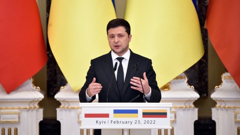 Presiden Ukraina Sambut Baik Aksi Protes Warga Rusia Penolak Invasi