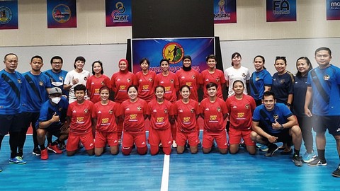 Timnas Futsal Putri Indonesia Runner Up NSDF Championship Usai Tahan Thailand