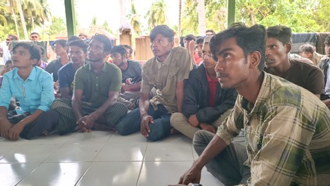 IOM Bakal Tes Rapid Antigen Pengungsi Rohingya Terdampar di Bireuen, Aceh