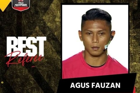 Profil Agus Fauzan: Wasit Terbaik Piala Menpora yang Rugikan Persebaya di Liga 1