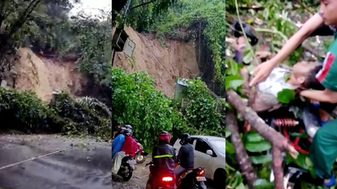 2 Orang Meninggal Saat Bencana Longsor dan Banjir Manado