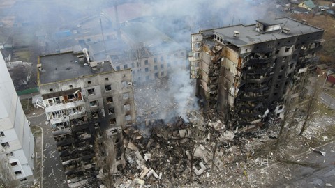 Rusia Serang Kota Sumy Ukraina, 10 Orang Tewas