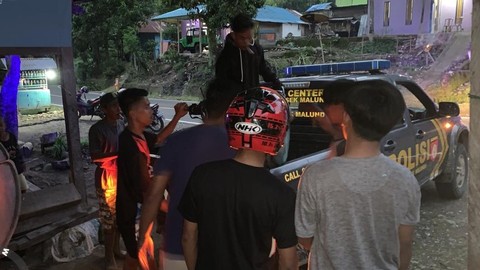 2 Motor Yamaha Vixion Bertabrakan di Jalan Trans Sulawesi, 4 Orang Luka-luka