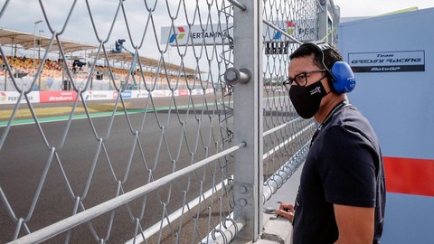 Sandiaga Uno Sudah Prediksi Sampah Penonton Bakal Berserakan di MotoGP Mandalika