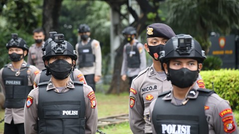 3.790 Polisi Kawal Aksi 411 di Kawasan Patung Kuda