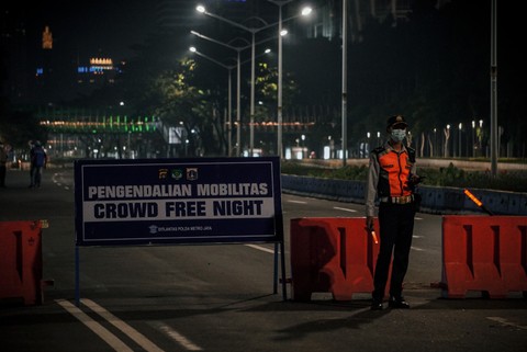 Daftar 10 Kawasan di Jakarta yang Ditutup saat CFN Setiap Malam
