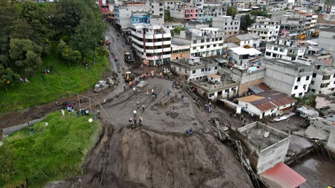 Jumlah Korban Tewas Akibat Banjir dan Longsor di Ekuador Jadi 22 Orang, 47 Luka