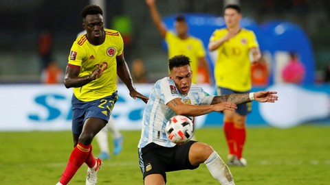 Hasil Pra Piala Dunia: Gol Lautaro Martinez Bawa Argentina Tundukkan Kolombia