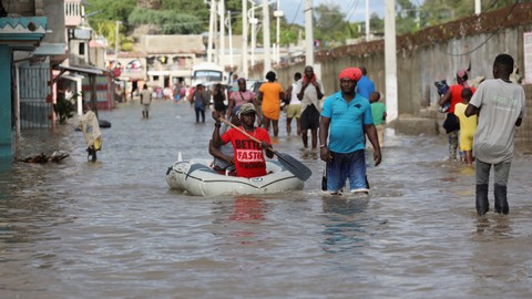 Foto: Haiti Terendam Banjir Besar
