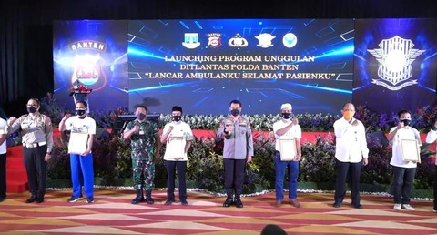 Polda Banten Luncurkan Program Pengawalan Ambulans, Bisa Melalui Call Center 110
