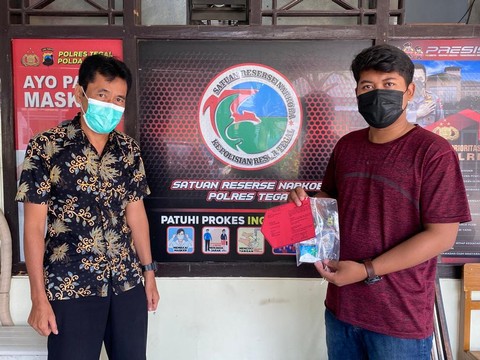 Polres Tegal Tangkap Pemuda Asal Sumatera yang Bawa Sabu-sabu