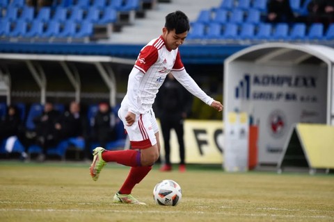 Witan Sulaeman Cetak Gol Cepat, FK Senika Pesta Gol 3-0 di Piala Slowakia