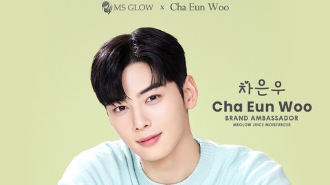 Cha Eun Woo Didapuk Jadi Duta Merek MS Glow, Ini Produk Skin Care Favoritnya