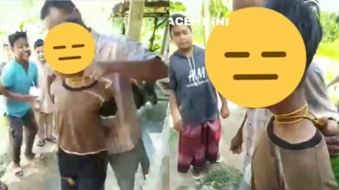 Kejam, Bocah Ini Diikat Lehernya dan Ditarik usai Kepergok Mencuri di Masjid (1)