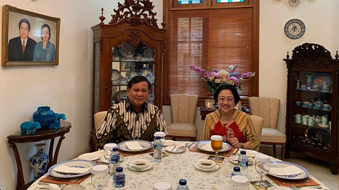 Megawati dan Prabowo bertemu sambil bersantap bersama, Juli 2019. Foto: Dok. Istimewa